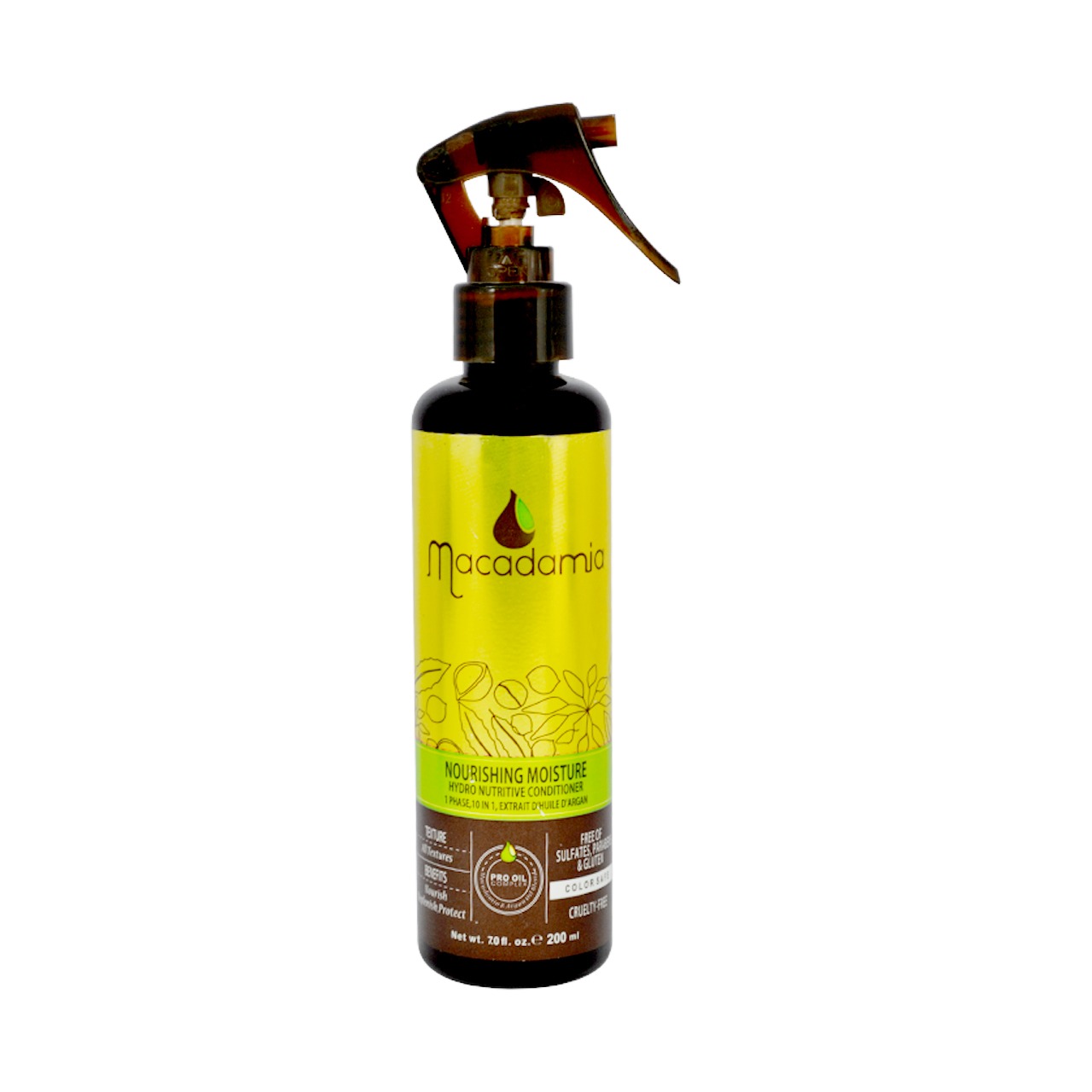 اسپری نرم کننده مو 10 کاره برند ماکادمیا مدلnourishing moisture