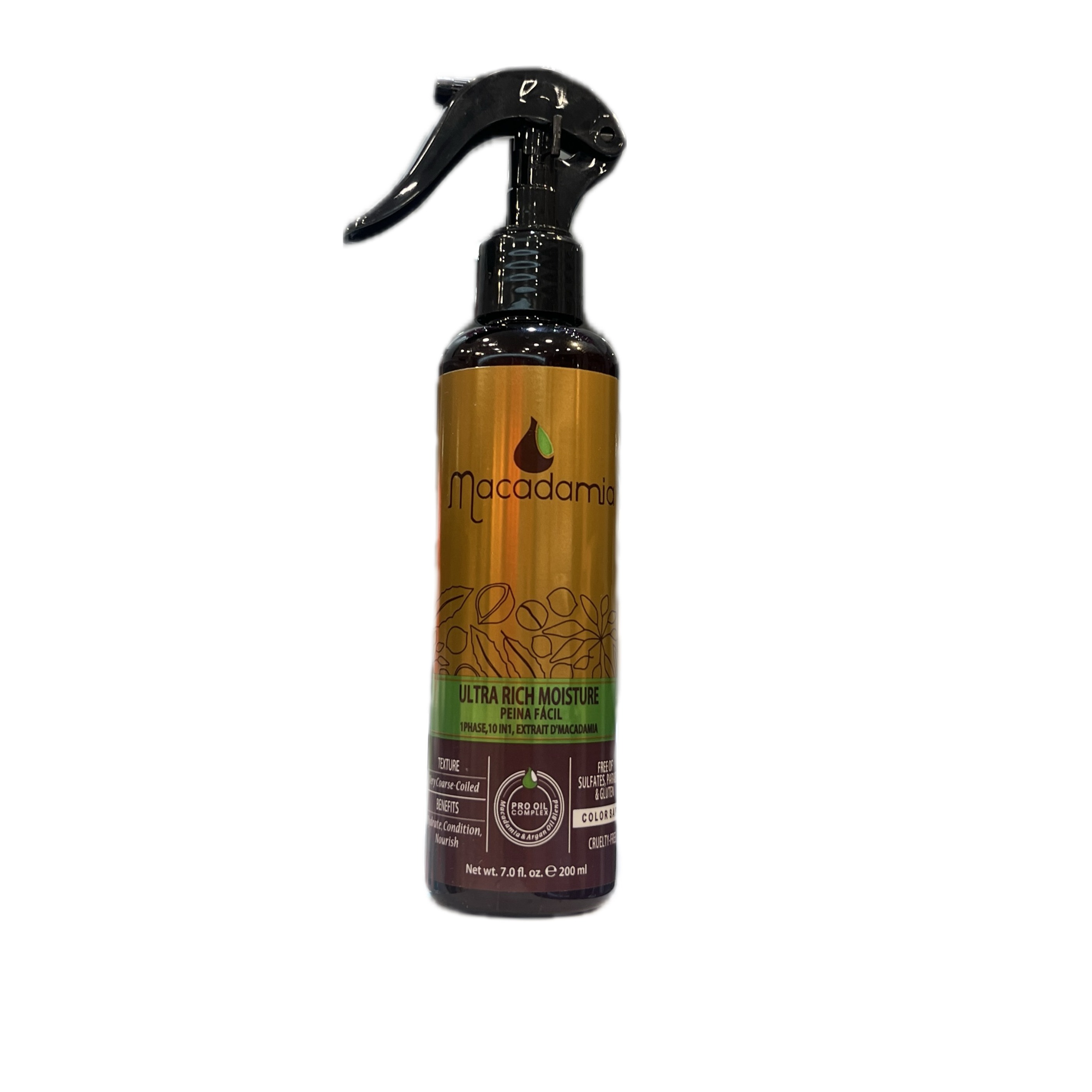 اسپری نرم کننده مو 10کاره برند ماکادمیا مدل ultra rich moisture