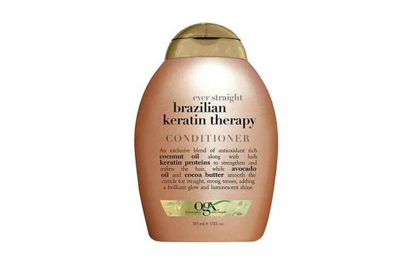 نرم کننده مو برند او جی ایکس مدل brazilian kerarin smooth