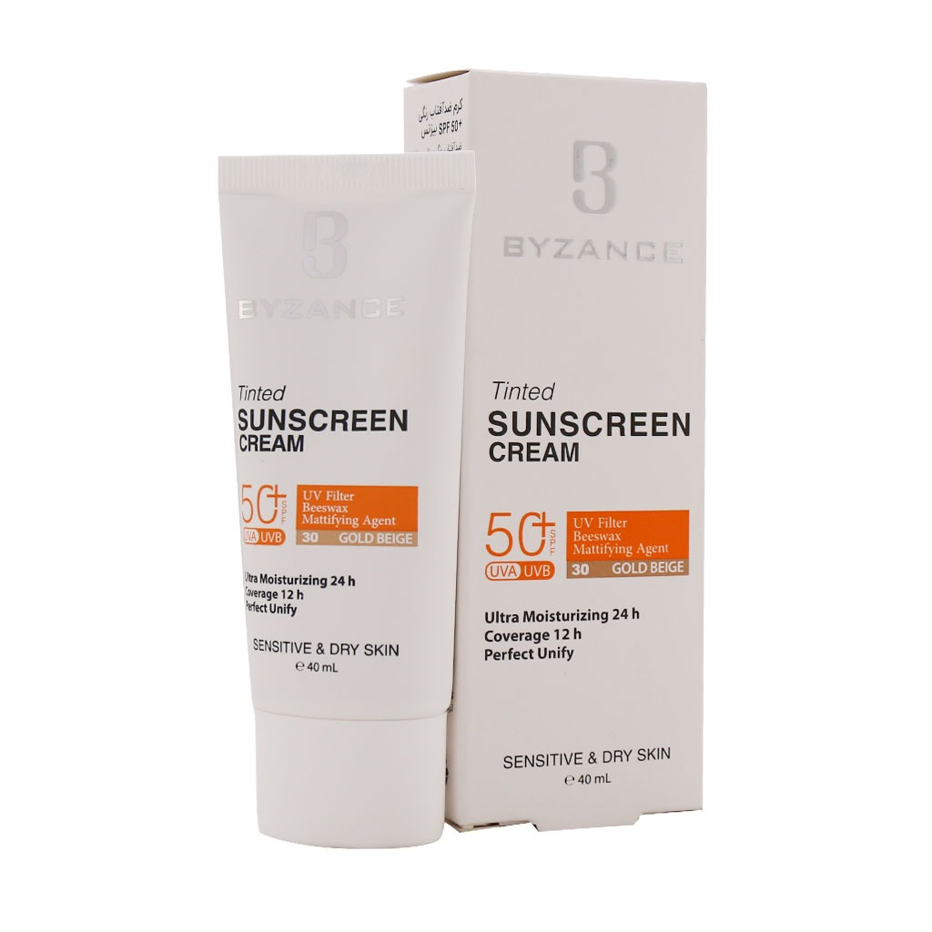ضد آفتاب برند بیزانس مدلSUNSCREEN CREAM پوست خشک کد 20