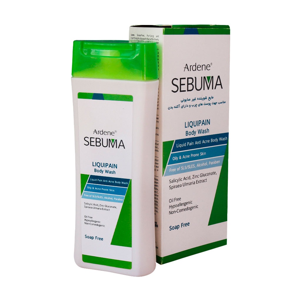 شامپو بدن ضد جوش اردن سبوما LIQUIPAIN
