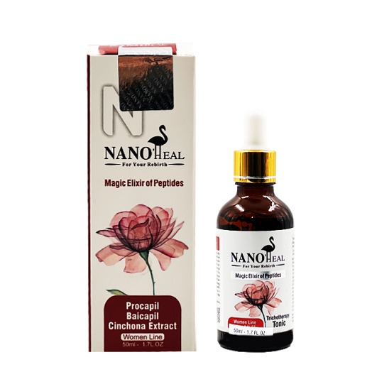محلول تقویت کننده مو نانوهیل مناسب بانوان حجم 50mL