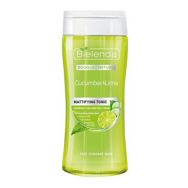 تونر پاک کننده صورت حاوی عصاره لیمو و خیار Cucumber and lime toner bielenda برند بی یلندا