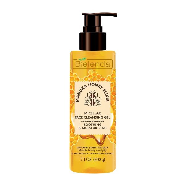 شوینده میسلار آبرسان حاوی عسل مانوکا Honey Cleansing Gel Bielenda برند بی یلندا