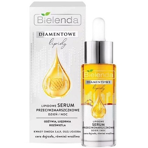 سرم روز و شب ضد چروک حاوی لیپیدهای الماس DIAMOND LIPIDS Lipid Anti-Wrinkle Serum BIELENDA برند بی یلندا