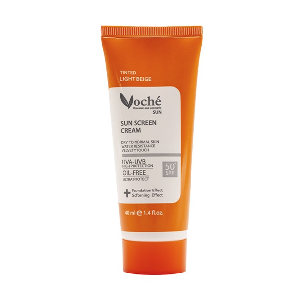 کرم ضد آفتاب spf50 مناسب پوست خشک بژ روشن برند وچه