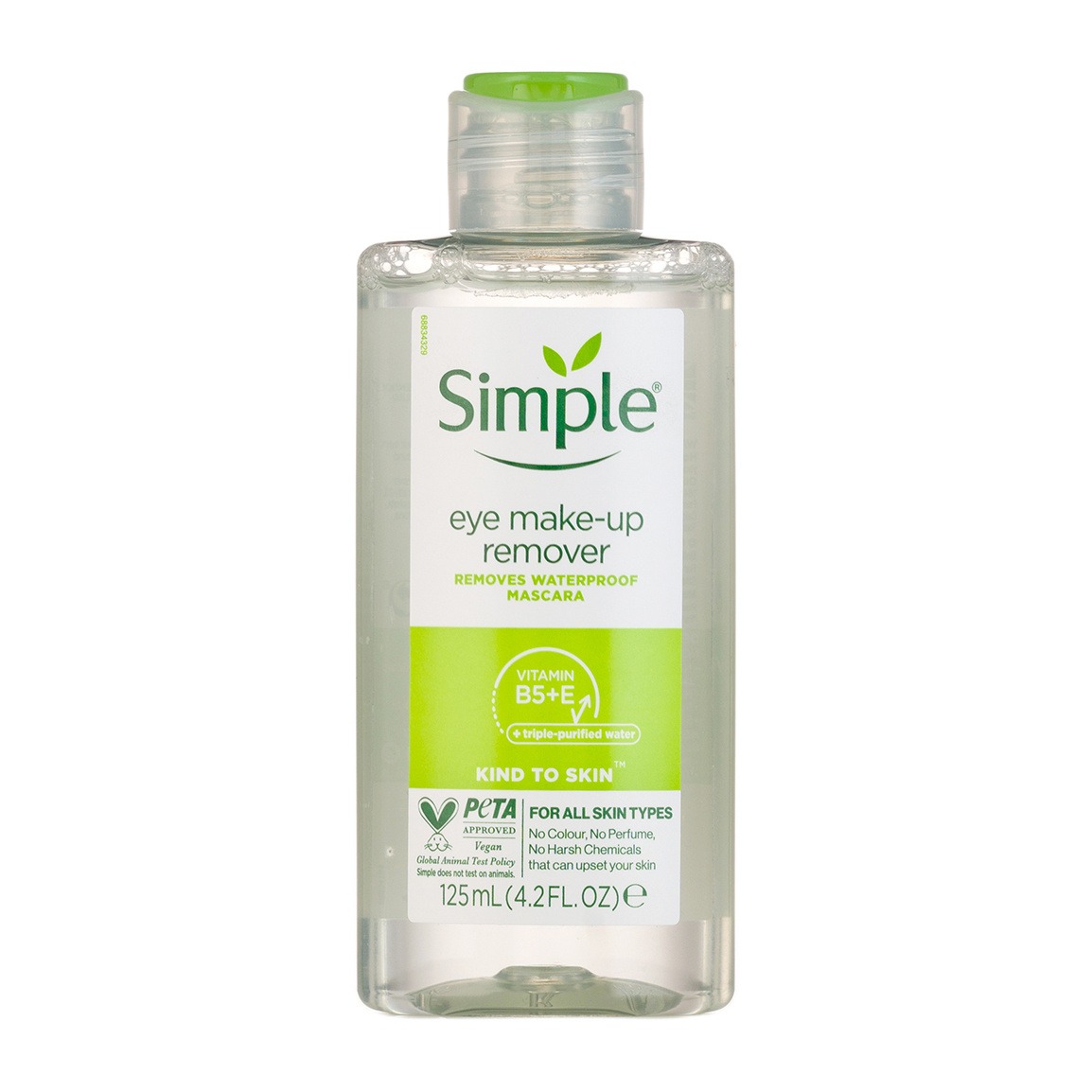 محلول پاک کننده آرایش چشم مدل کایند تو اسکین Simple Kind to Skin Eye Make-up Remover برند سیمپل