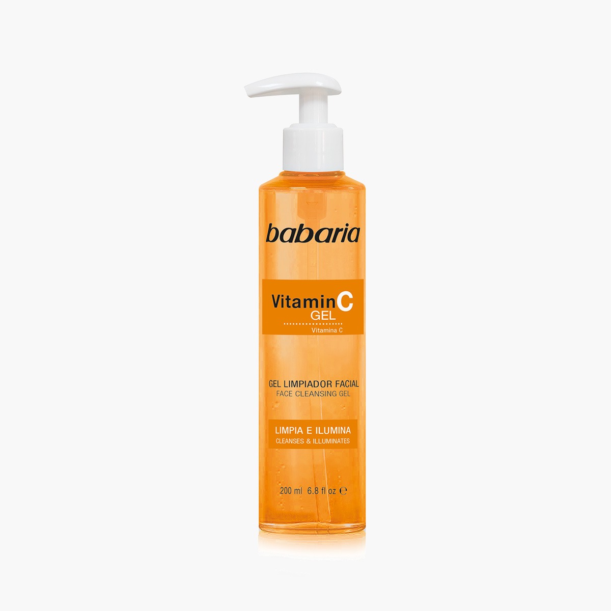 ژل شوینده صورت حاوی ویتامین سی باباریا babaria vitamin C gel 200ml