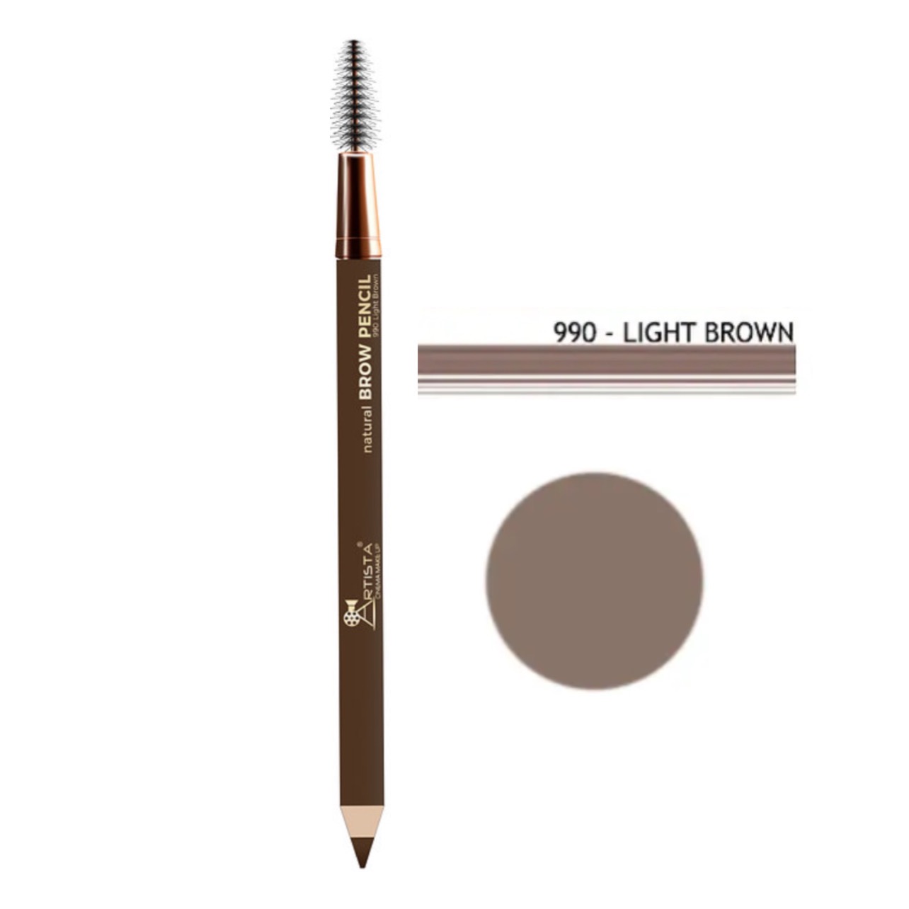 مداد ابرو آرتیستا light brown 990