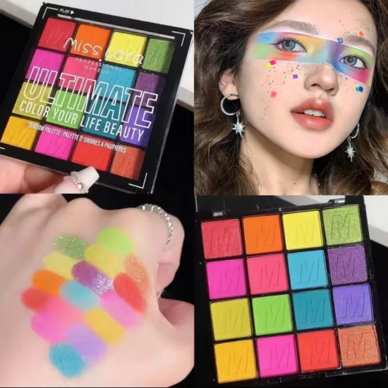 پالت سایه 16 رنگ میس لارا miss lara 03