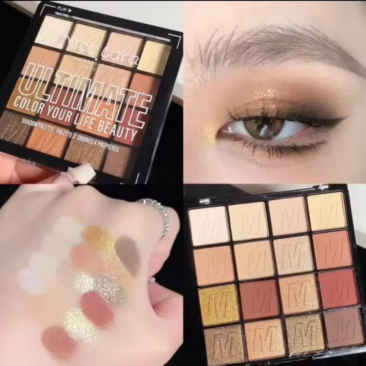 پالت سایه 16 رنگ میس لارا miss lara 04
