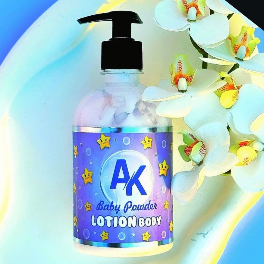لوسیون رایحه پودر بچه برند AK