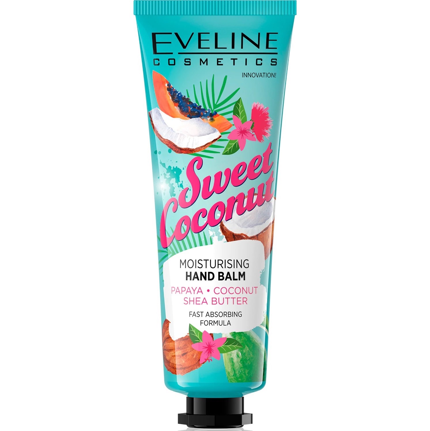 کرم بالم آبرسان دست نارگیل اولاین eveline sweet coconut