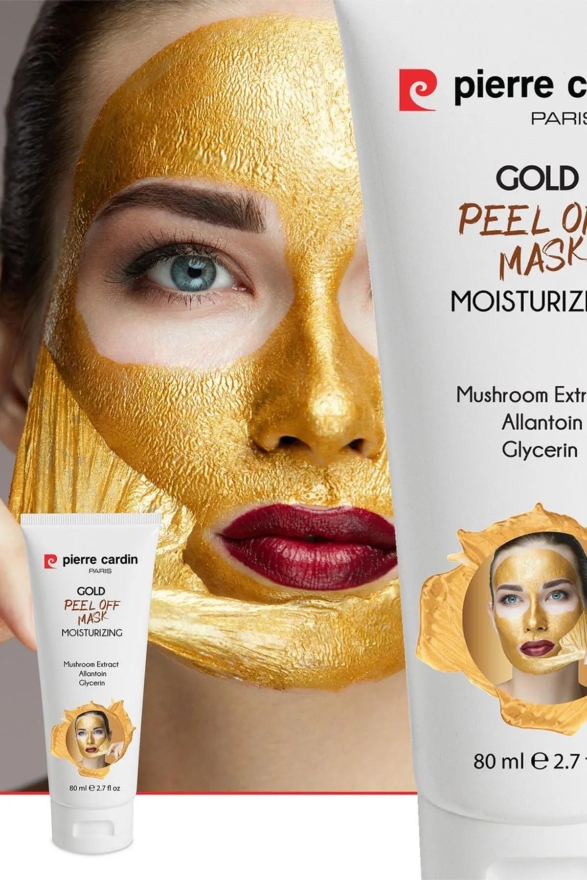 ماسک صورت پیرکاردین مدل Gold peel of mask حجم 75 میلی لیتر