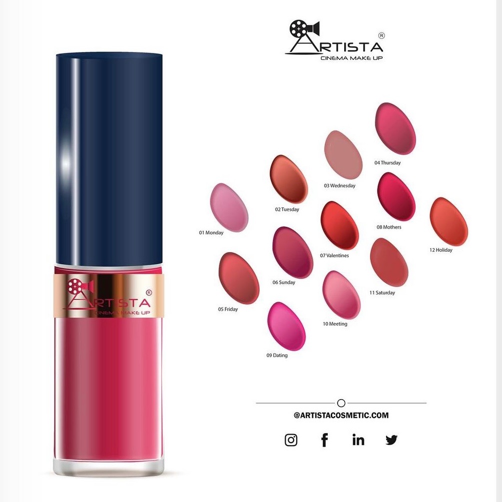 تینت لب و گونه آرتیستا 08 artista makeup tint mother day