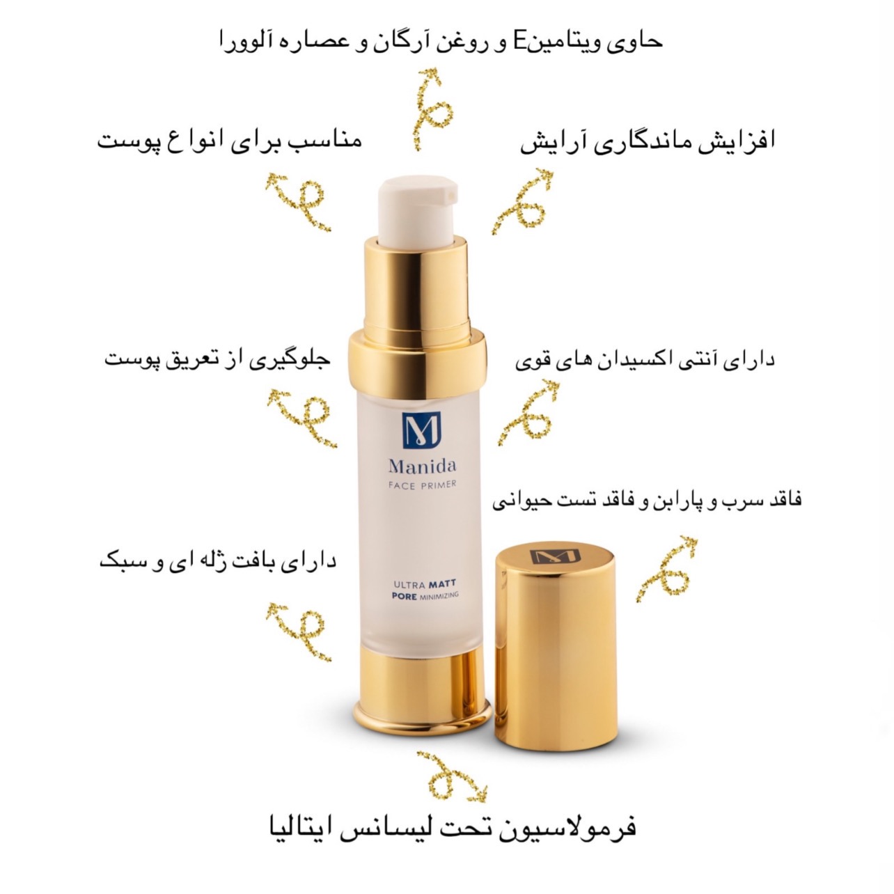 پرایمر سیلیکونی مانیدا manida ultra matt primer