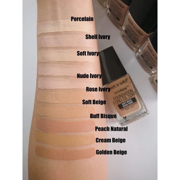 کرم پودر مات وت اند وایلد مدل فتوفوکوس Wet N Wild Photo Focus matte Foundation